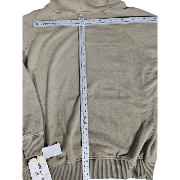 Greg Lauren Army Hoodie Men Size 4 Khaki Green Cotton NWT - Picture 8 of 9